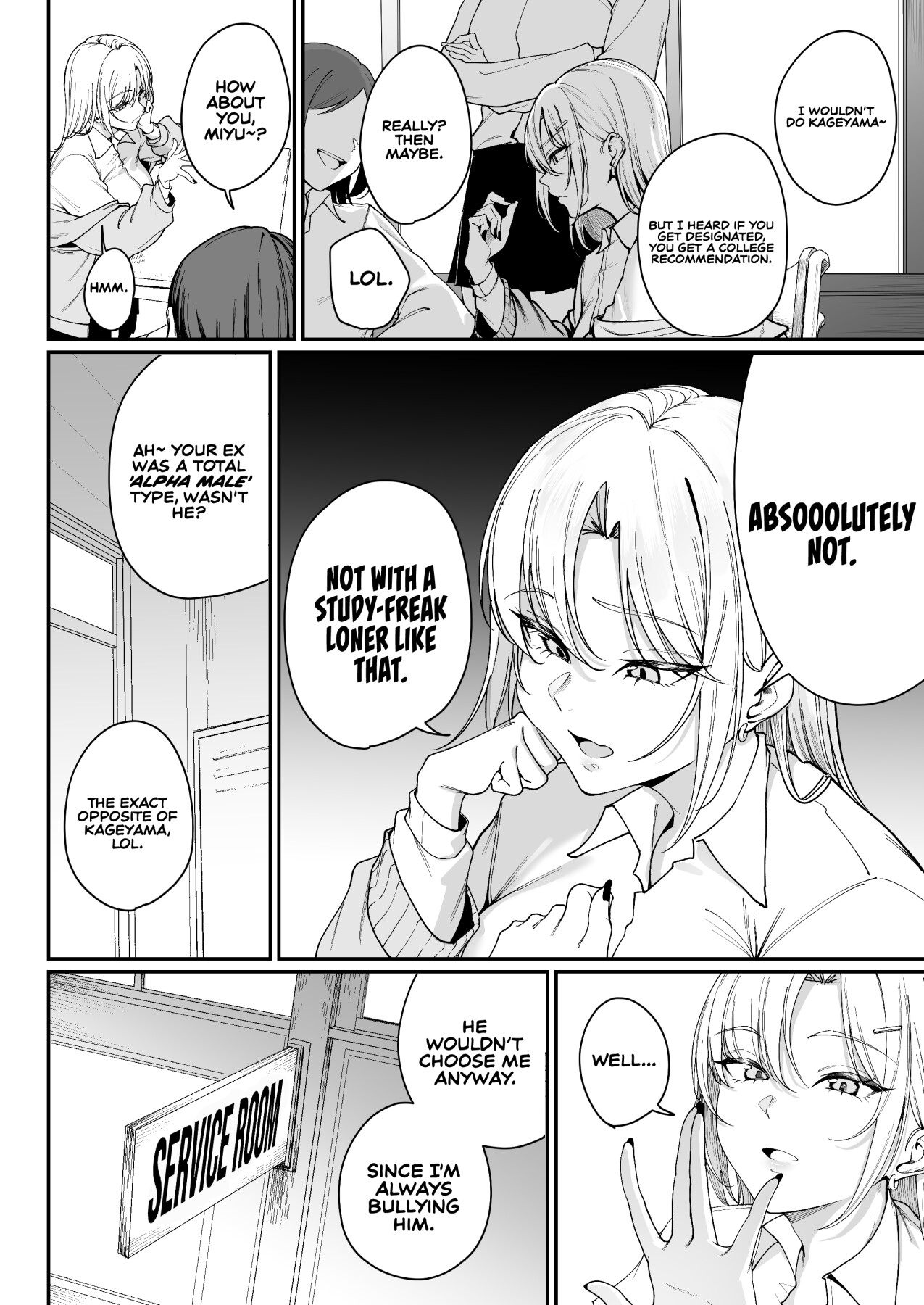 Hentai Manga Comic-Now That I'm a 'Special Treatment' Student, I'll Choose the Ill-natured Gyaru! -Umezu-san, Who Always Puts Her Ass on My Desk--Read-9